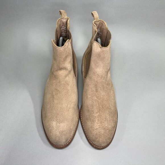 Thursday Boot Company Tan Suede Chelsea Boots - Picture 3 of 14